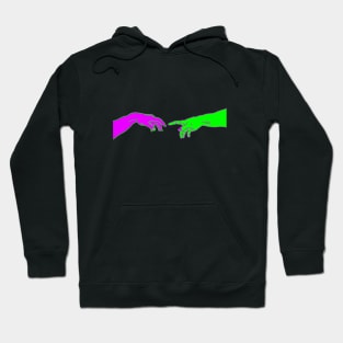 Creation of Adam Neon Hoodie